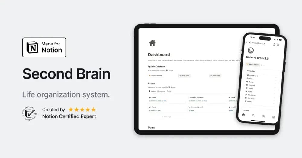Second Brain 3.5 — preview from Notion Everything