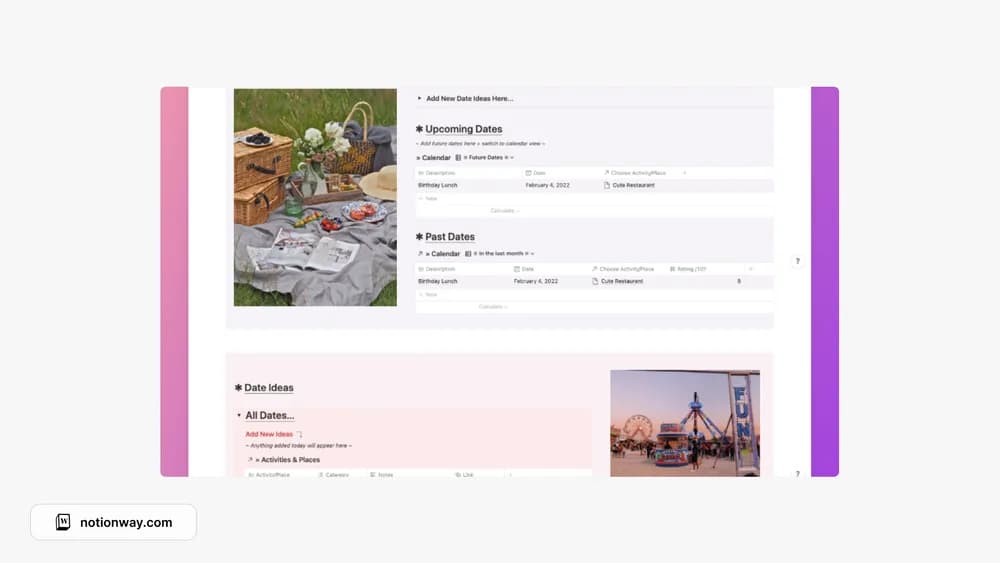 Date Ideas Planner — preview from PathPages