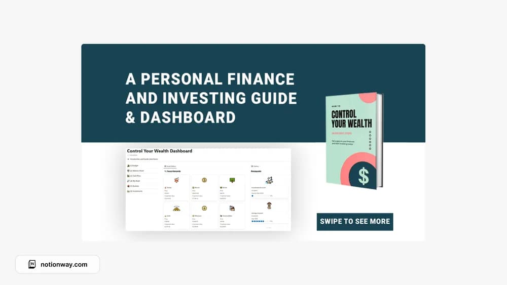 Control Your Wealth Notion template preview