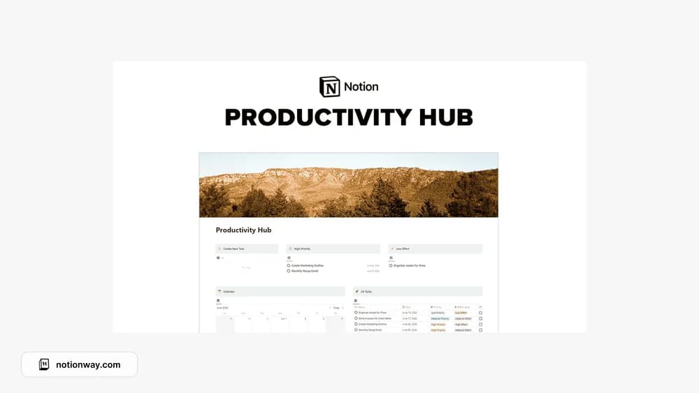 Productivity Hub — preview from PathPages